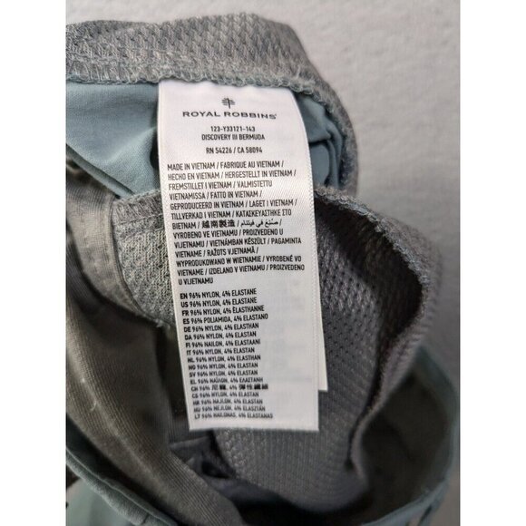 Royal Robbins Shorts Womens 16/12 Standard Fit Discovery III Bermuda - Picture 4 of 15